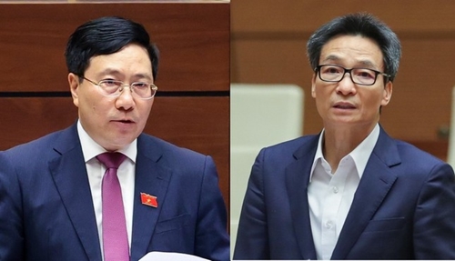Quốc hội phê chuẩn việc miễn nhiệm hai phó thủ tướng Phạm Bình Minh và Vũ Đức Đam
